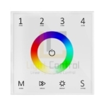 Controleur DMX RGB RF  4ZONES TACTILE ENCASTRE T13 DIAMANTLED