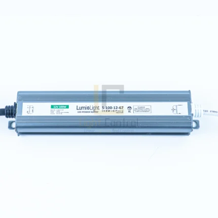 Transformateur LED 100W 12V LUMIOLIGHT IP67