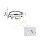 Profilé LED aluminium flexible PR007 – Image 2