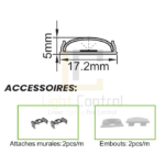 Profilé LED aluminium flexible PR007 – Image 3