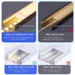 RUBAN LED 2835/48 BEAM ANGLE 160° IP20 24V 10M – Image 5